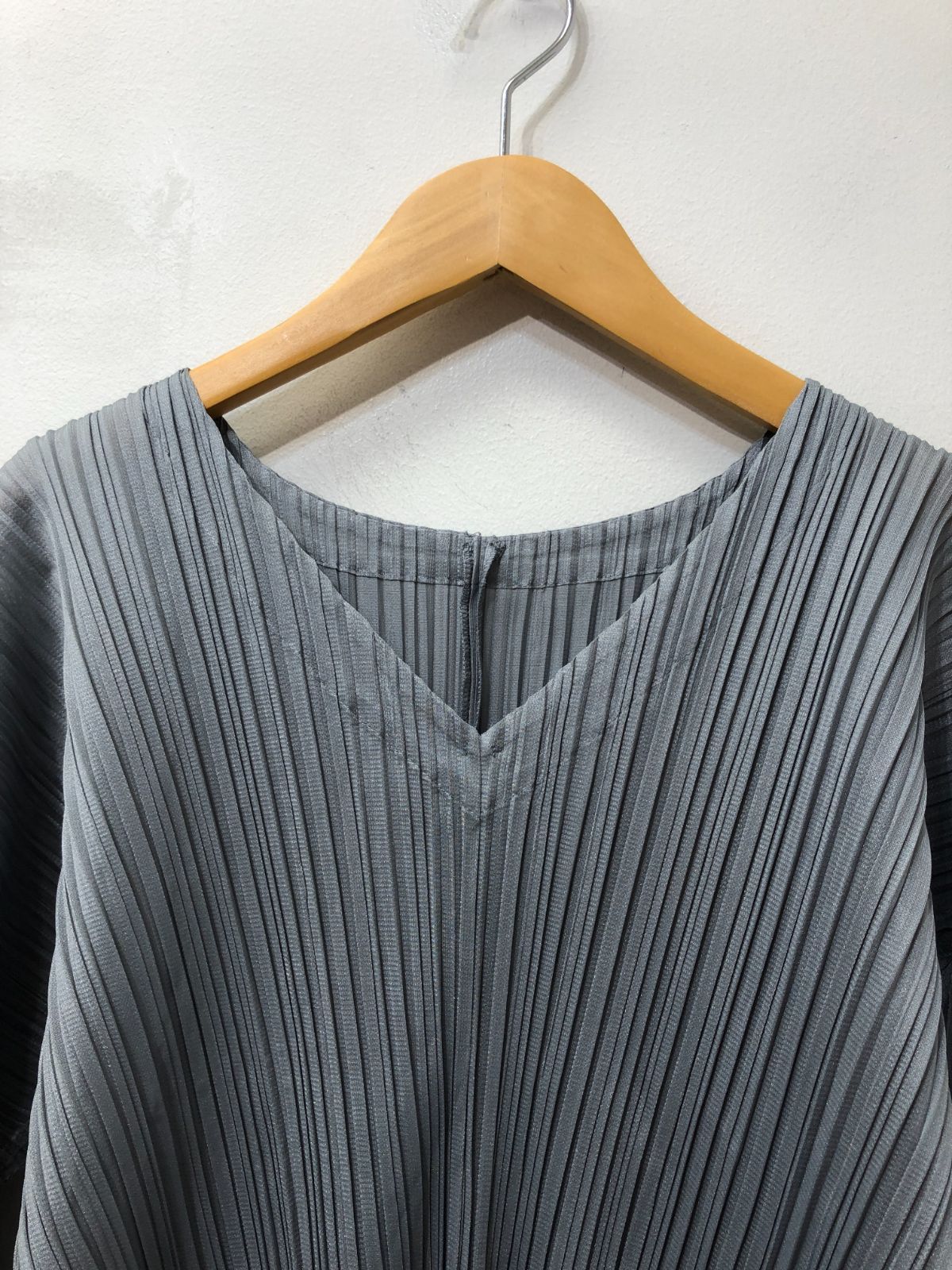 PLEATS PLEASE 横プリーツ チュニックワンピース 3 イッセイミヤケ 858☆PLEATS PLEASE プリーツプリーズ イッセイミヤケ☆チュニック