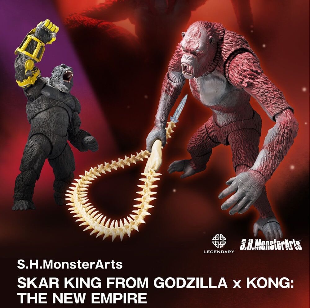 S.H.MonsterArts SKAR KING FROM GODZILLA × KONG: THE NEW EMPIRE
