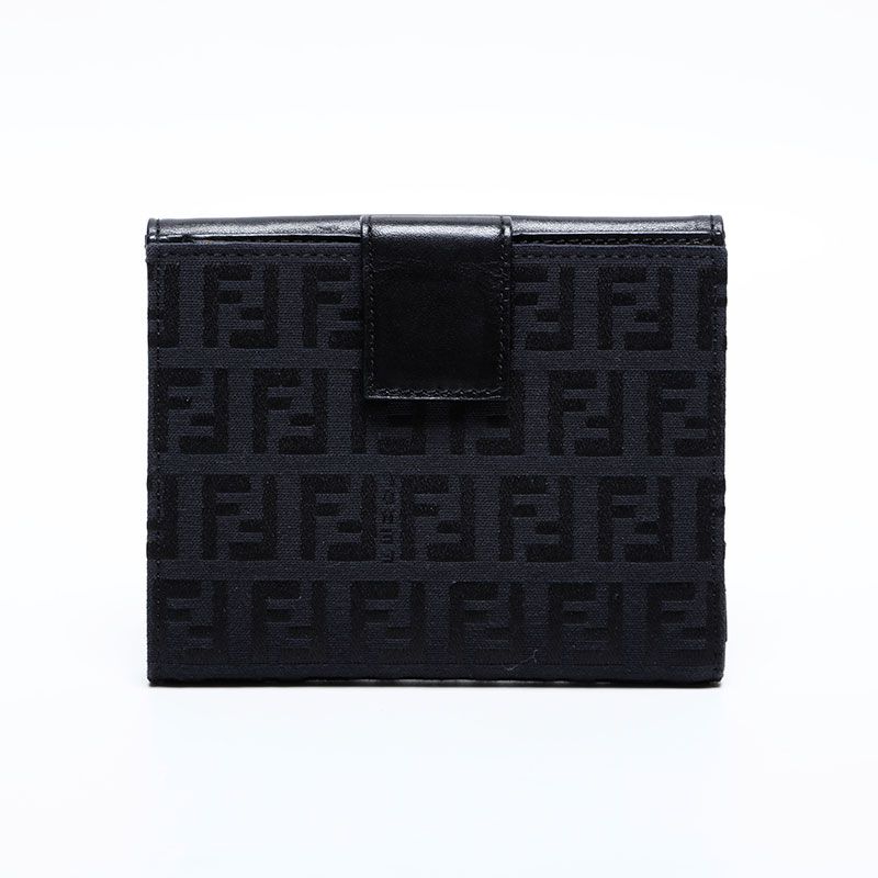 FENDI フェンディ 二つ折り財布 ズッキーノ キャンバス【中古】 - メルカリ