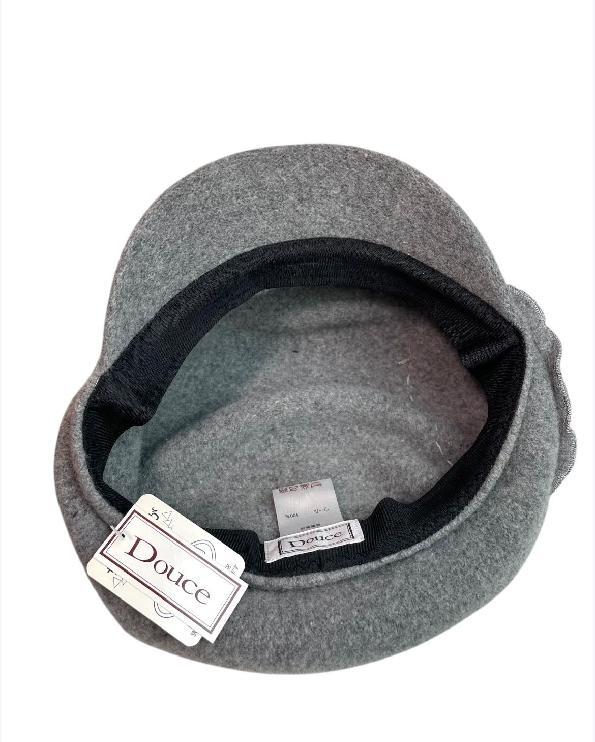 未使用品】皇室御用達 Maxim マキシン Douce ウールハット グレー M