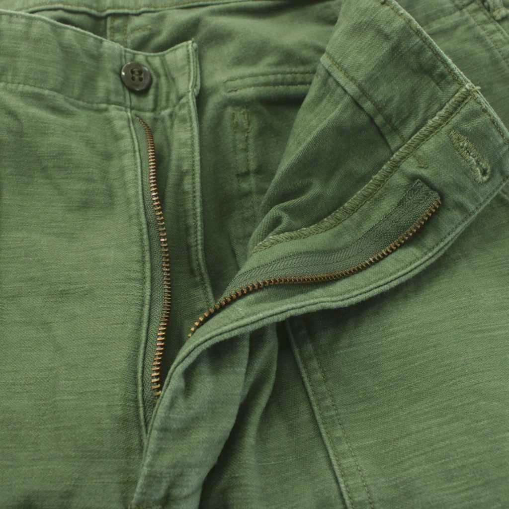 オアスロウ orslow ベイカーパンツ ジップフライ コットン XXL 緑