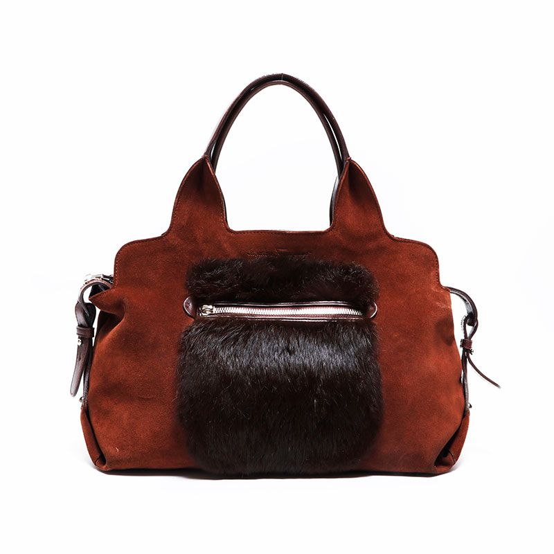 Salvatore Ferragamo サルヴァトーレフェラガモ ハンドバッグ スエード