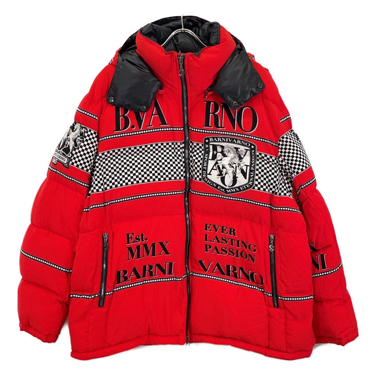 BARNI VARNO バーニヴァーノ 小売 ﾚｯﾄﾞ ﾀﾞｳﾝｼﾞｬｹｯﾄ 3L