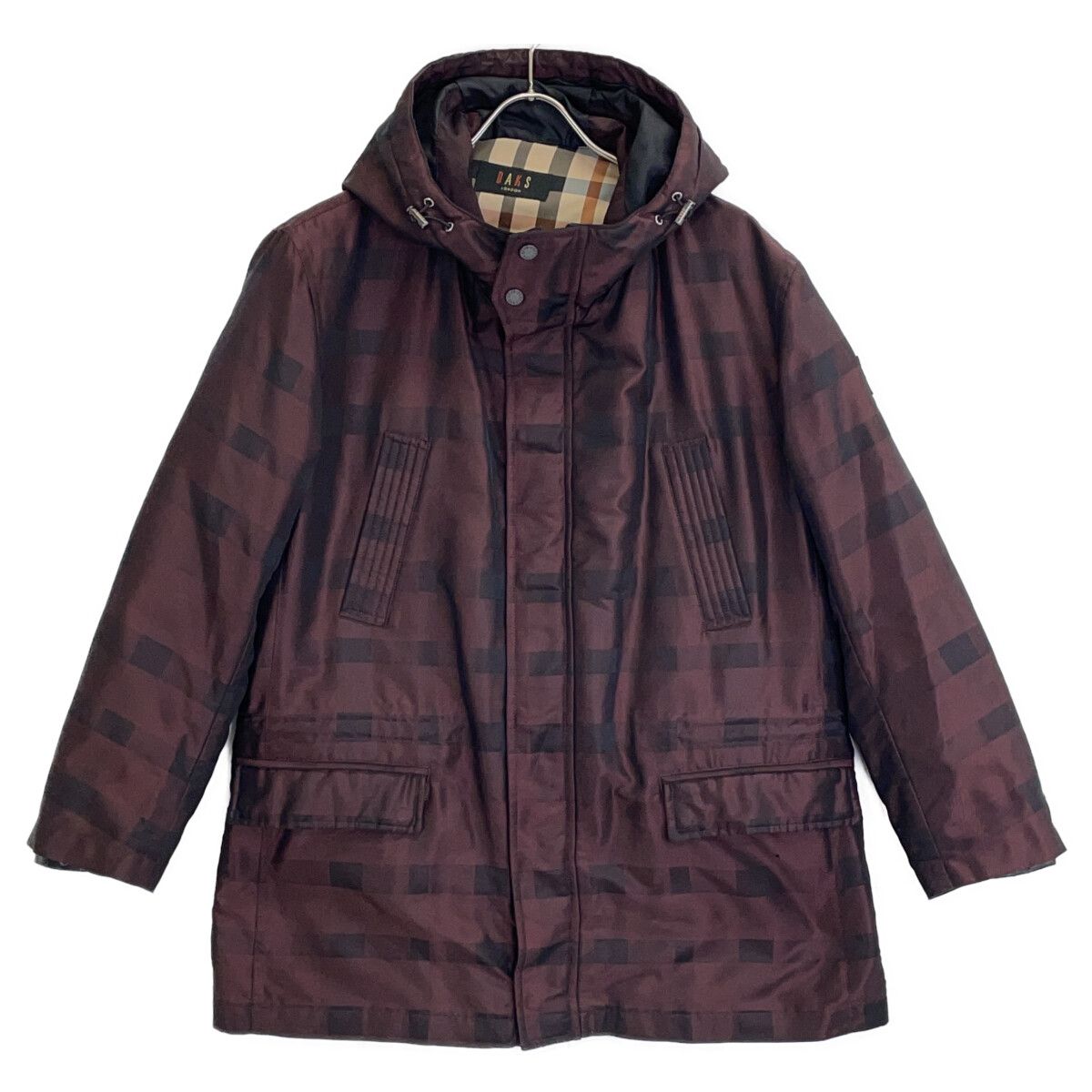 近年物・美品☆DAKS ダックス 3way インナー ライトダウン コート M 3