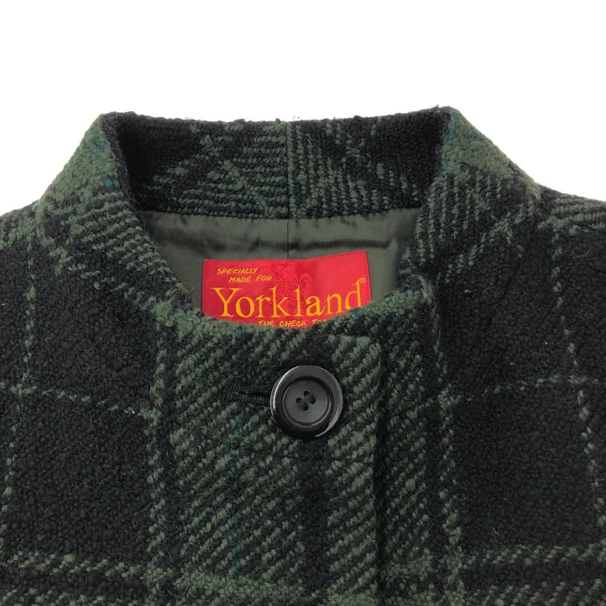 YORKLAND ヨークランド スタンドカラーコート サイズ:9AR チェック柄