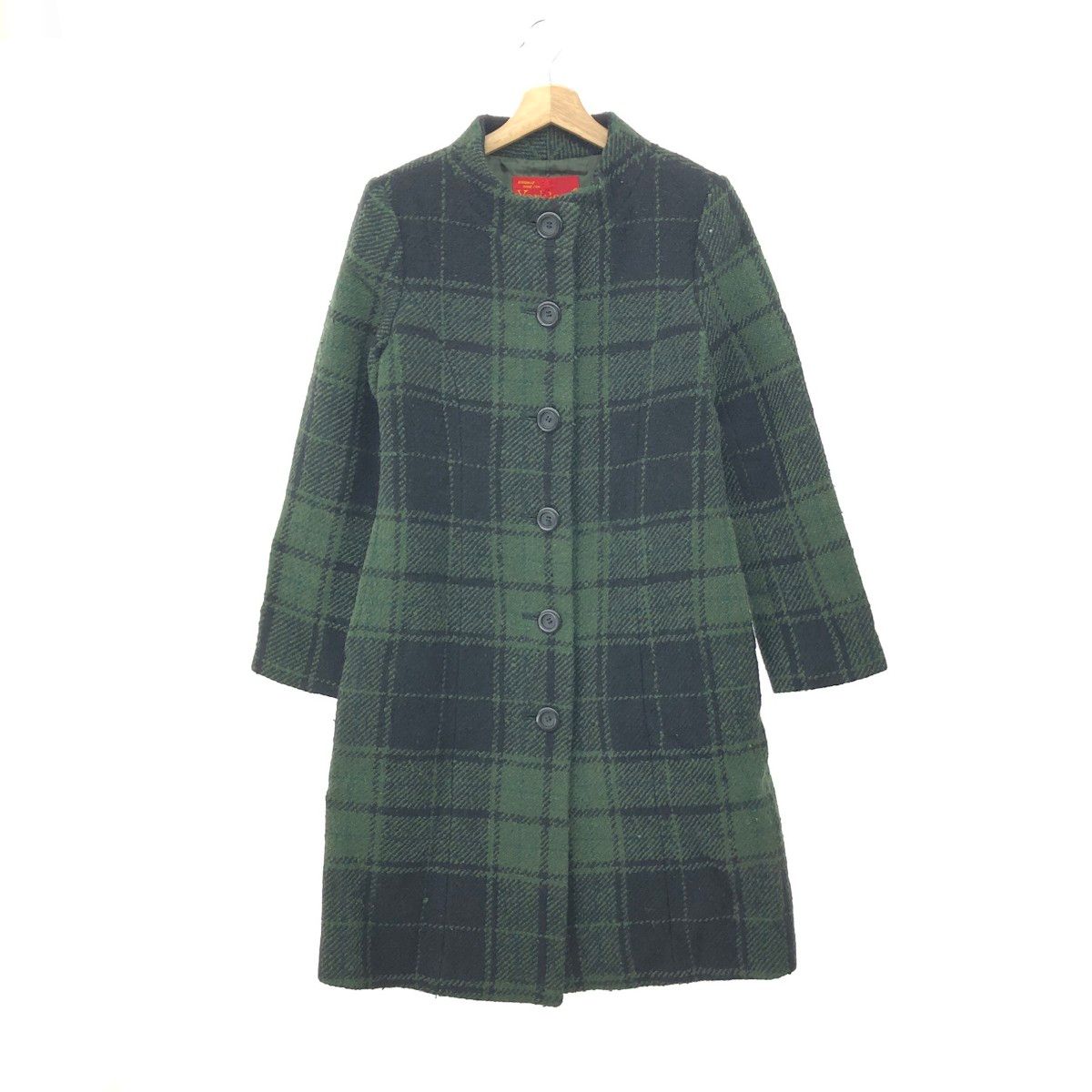 ヨークランド 90’s ヴィンテージ　タータンチェック ウール コート　9 ヨークランド 90's ヴィンテージ タータンチェック ウール コート 9