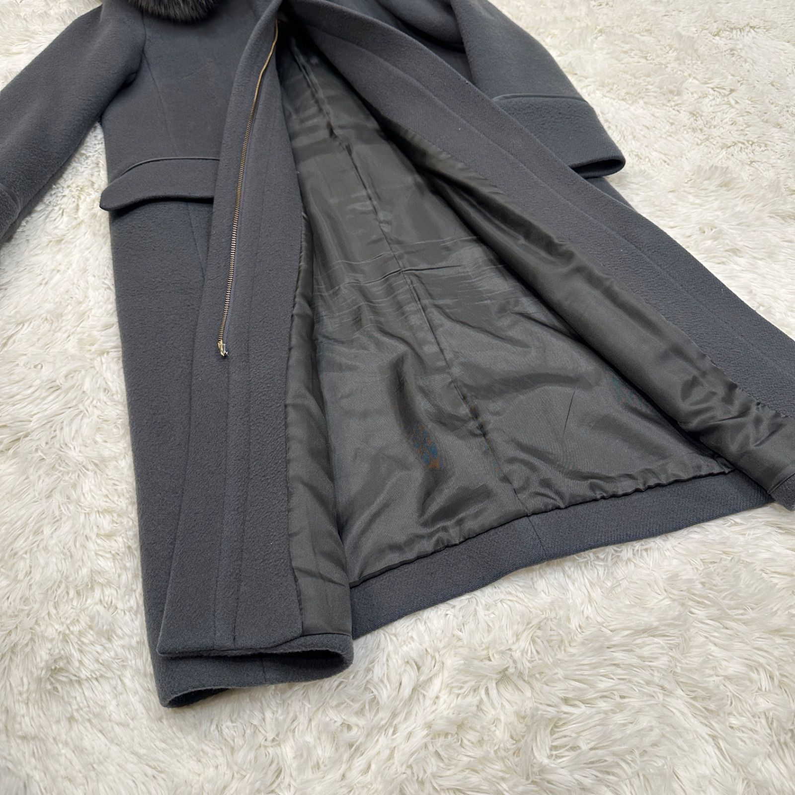 SALE】ジャスグリッティー JUSGLITTY 3Wayコート チャコールグレー1