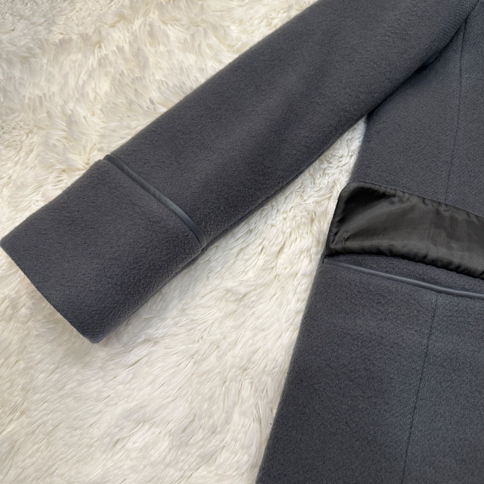 SALE】ジャスグリッティー JUSGLITTY 3Wayコート チャコールグレー1