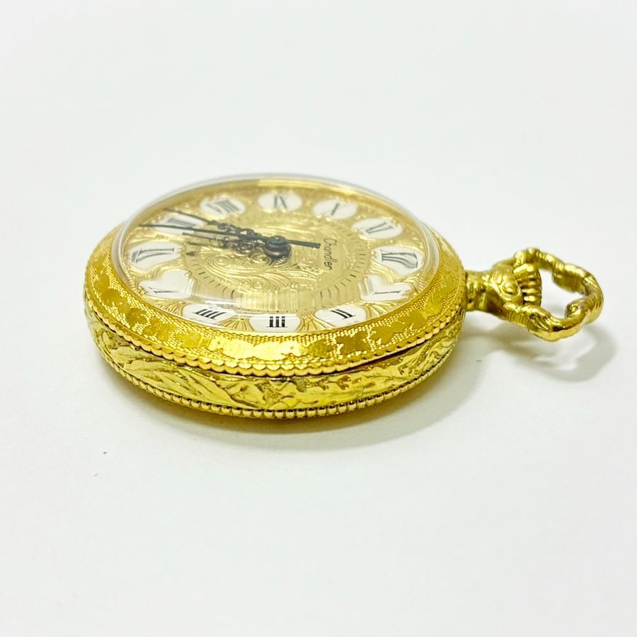 ◇中古状態良好◇Chandler【チャンドラー】懐中時計 SS ペンダント