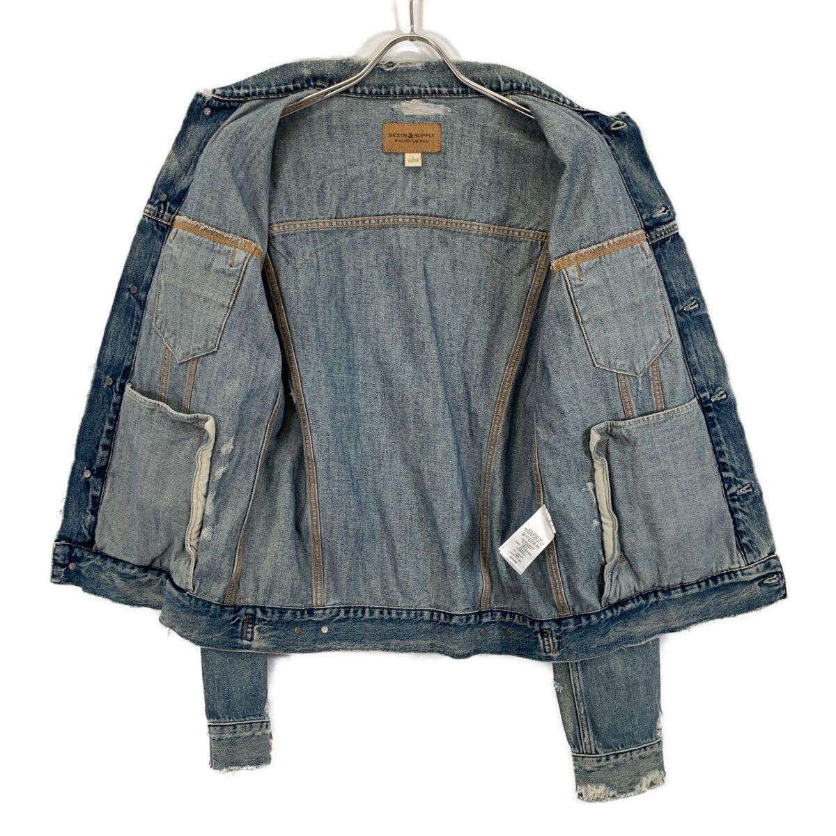 希少 生産中止 DENIM & SUPPLY ラルフローレン クラッシュデニム