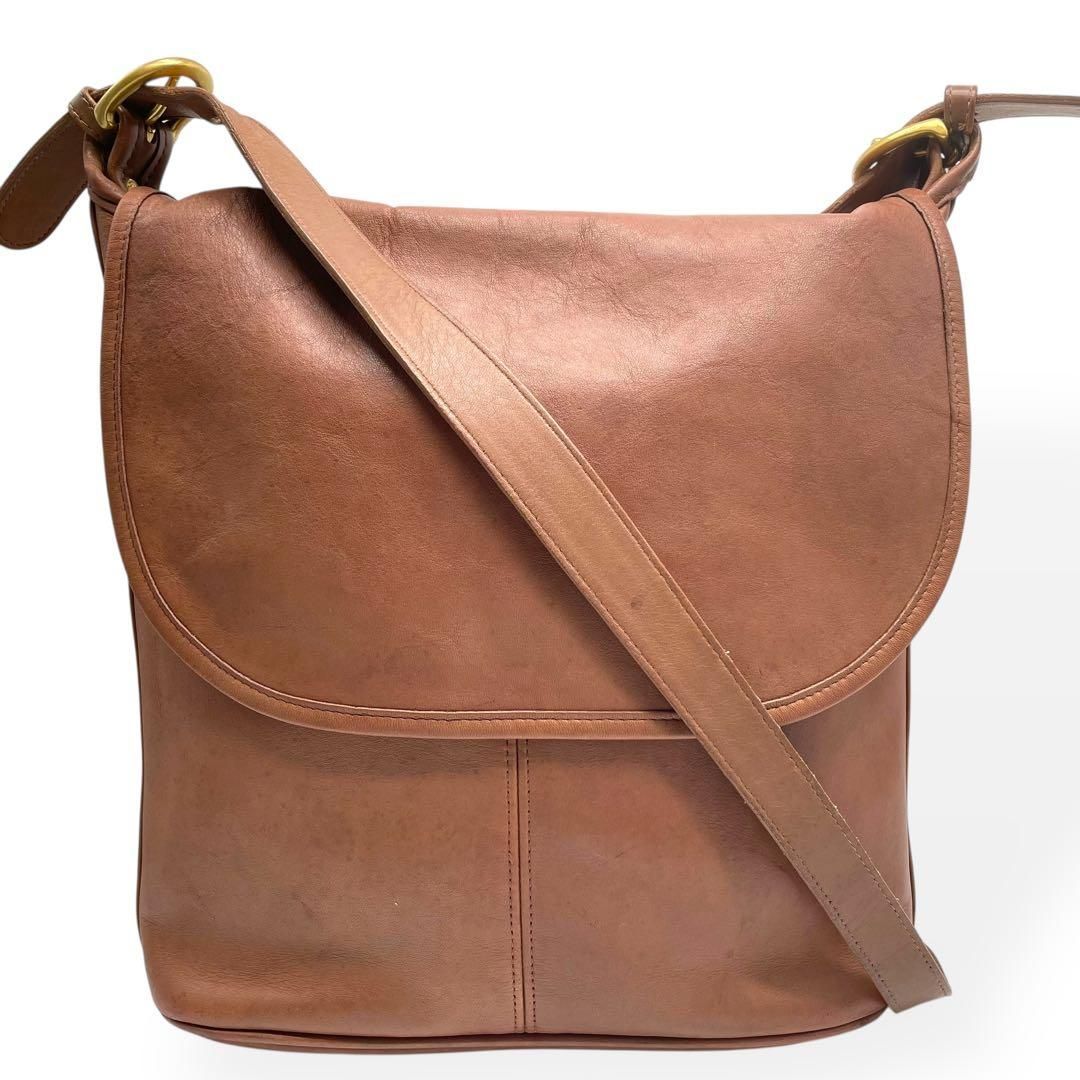 ✨極美品✨オールドコーチ　ショルダーバッグ　レザー　斜め掛け　USA製　4115 美品 COACH オールドコーチ ショルダーバッグ USA製 レザー 斜め掛け