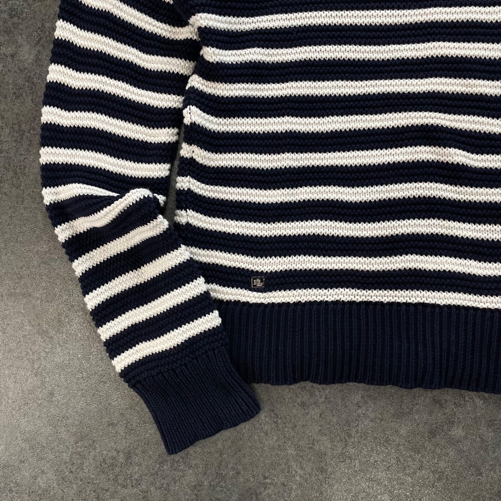 LAUREN RALPH LAUREN ローレンラルフローレン 長袖 コットン ニット 