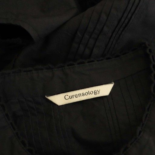 カレンソロジー Curensology コットンレースオールインワン F ブラック