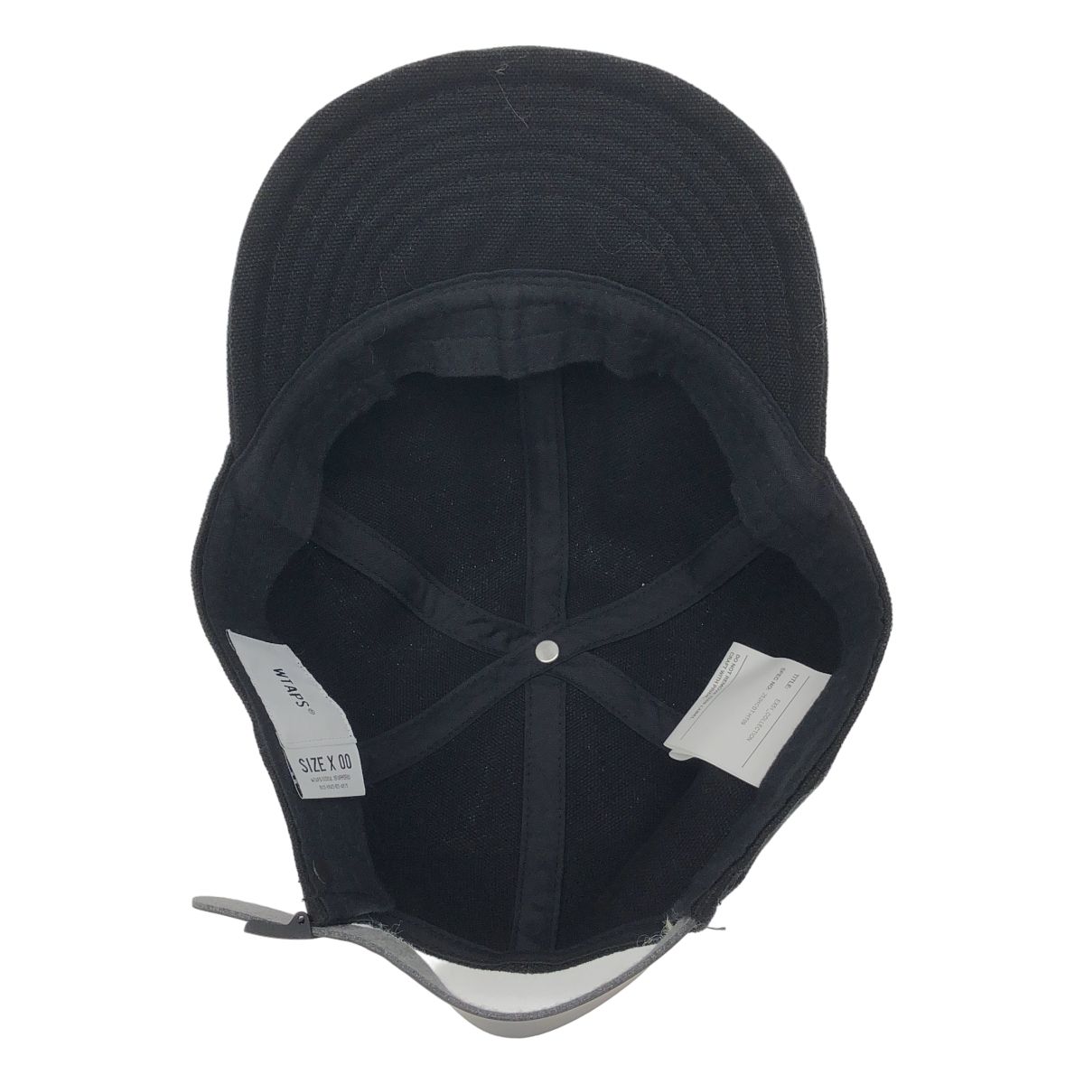 WTAPS ダブルタップス 25AW A3 CAP COTTON. CNVS ロゴ刺繍キャップ