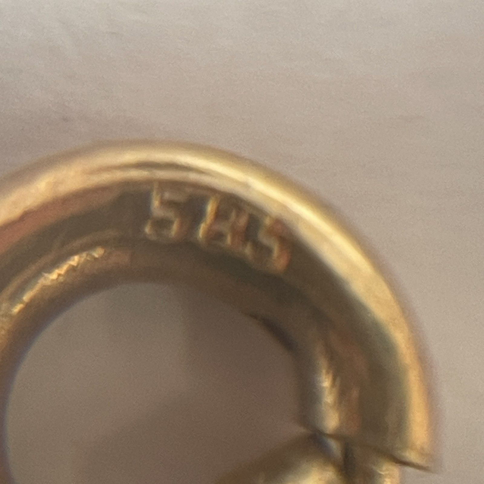 Ø*様 14Kt　585　刻印ありネックレス ☆ 14KT/585刻印 イエロー スリーカラー編み込みネックレス ITALY