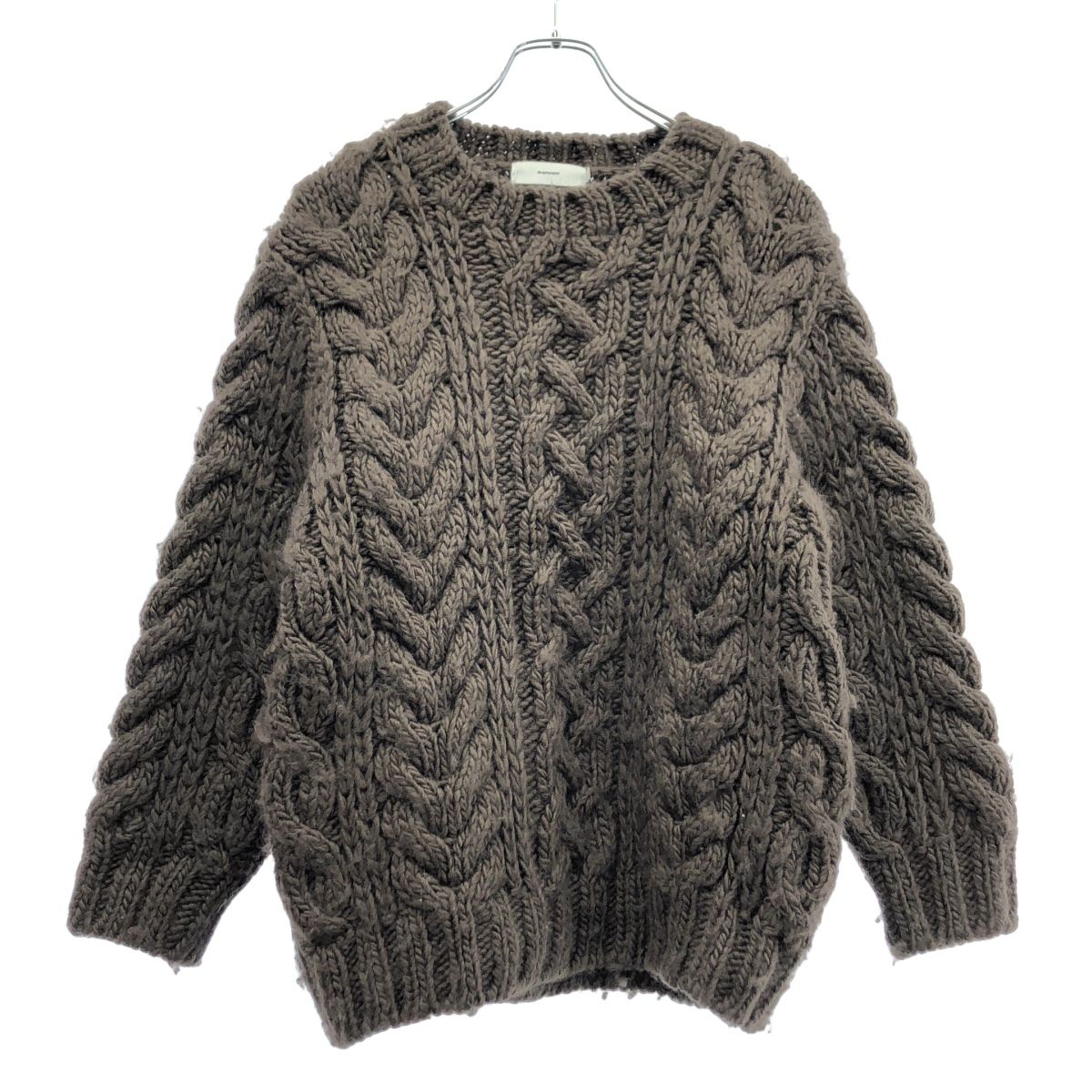 Graphpaper グラフペーパー Big Cable Hand Knit ビッグケーブルハンド 
