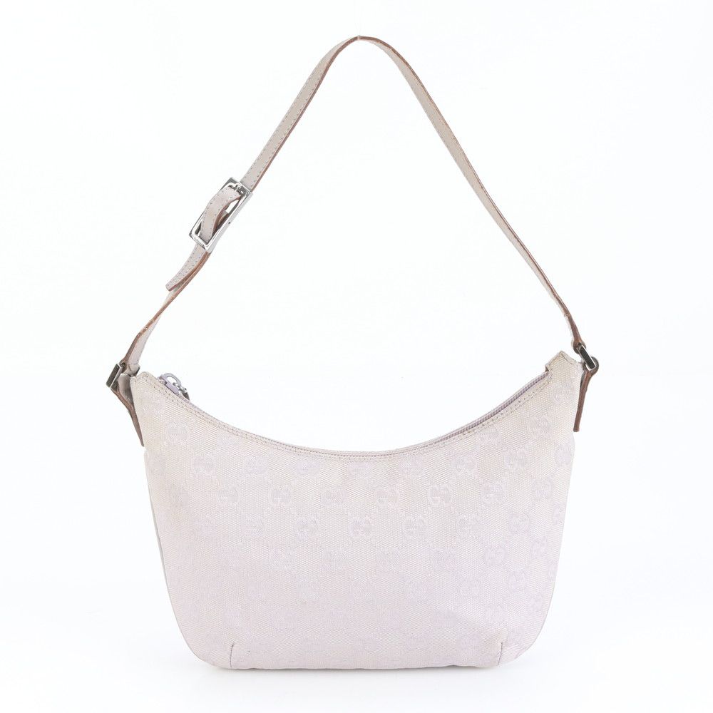 美品 グッチ GGキャンバス 32160 レザー ショルダーバッグ 肩掛け