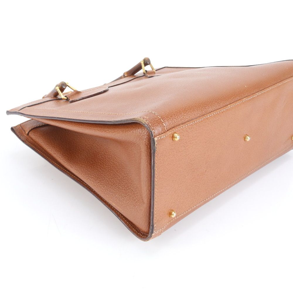 ヴィンテージ オールド グッチ バンブー ダイアナ レザー トート