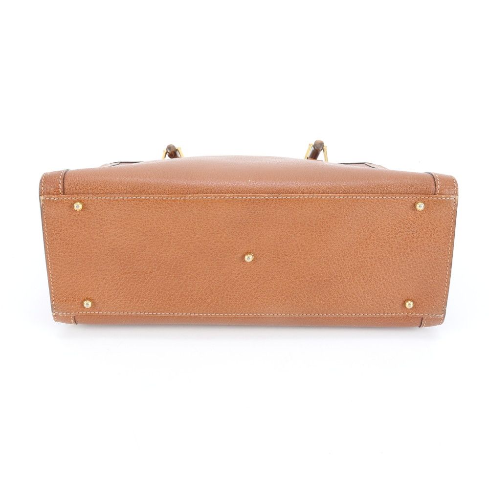 ヴィンテージ オールド グッチ バンブー ダイアナ レザー トート