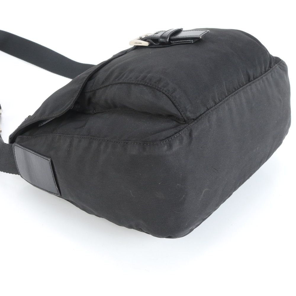 極美品 プラダ テスート ナイロン 三角ロゴ レザー ショルダーバッグ