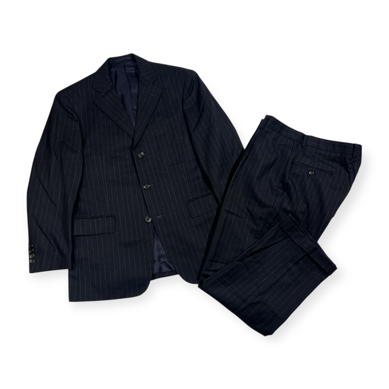 上下 J.PRESS ジェイプレス セットアップ ストライプ テーラード