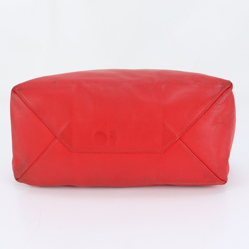 美品 セリーヌ ホリゾンタル カバ バイカラー レザー トート バッグ