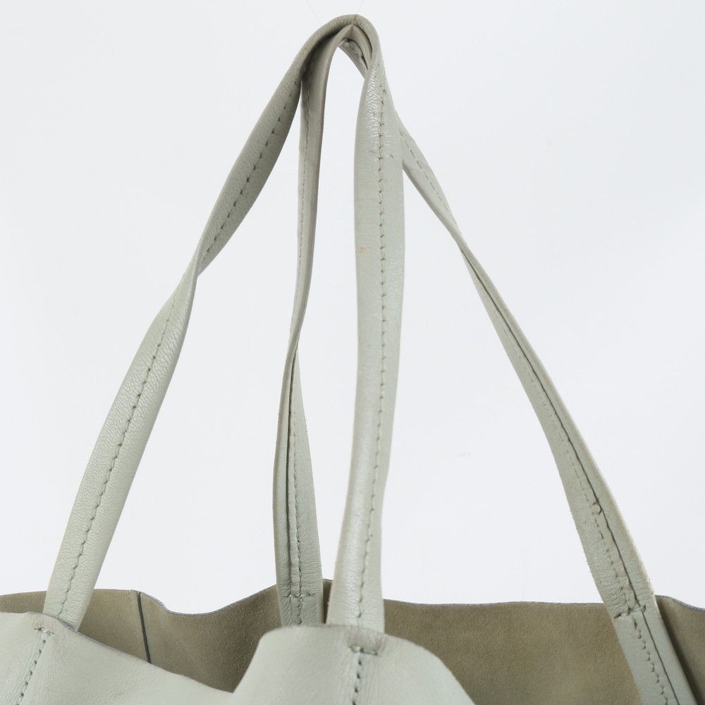 美品 セリーヌ ホリゾンタル カバ バイカラー レザー トート バッグ