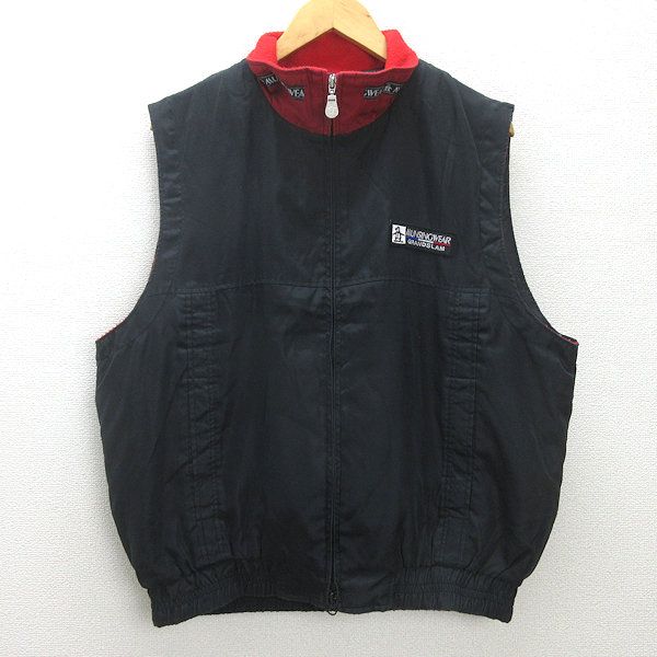 G□マンシングウェア/Munsingwear ダウンベスト/ゴルフウエア【LA】黒