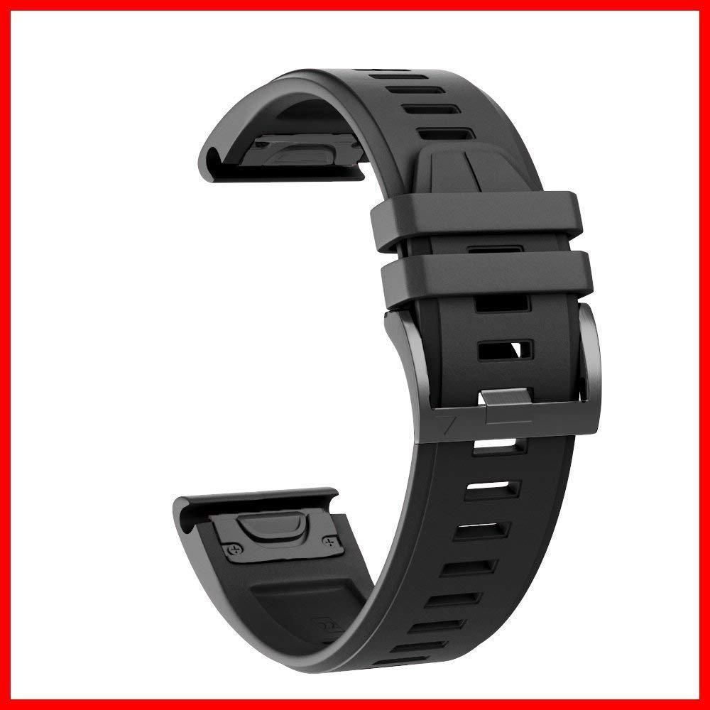 QuickFit 22mm シリコンベルトと互換性のあるガーミン Garmin Fenix 8