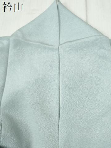 平和屋着物○華道家 楠目ちづ 訪問着 枝花文 鬼しぼ縮緬 正絹 逸品
