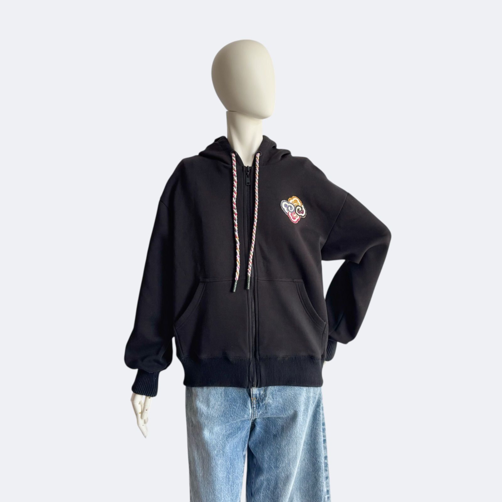 VIVIENNE TAM ヴィヴィアンタム ドラゴンバックプリント パーカー