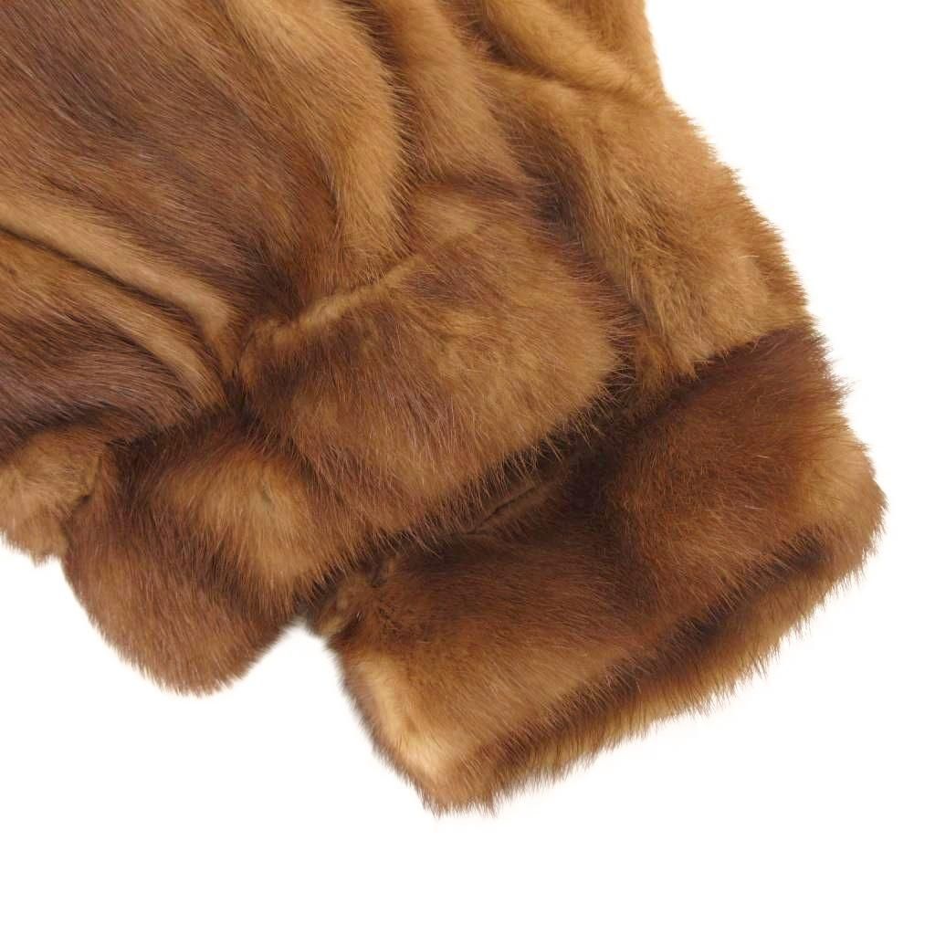 o*☆様 銀サガ サガミンク ミンクコート ブラウン ジグザグ模様 11 o*☆様 銀サガ サガミンク ミンクコート ブラウン ジグザグ模様 11