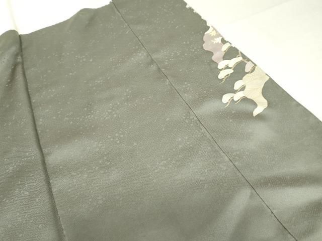 平和屋着物●訪問着　駒刺繍　立波枝松花文　金彩　正絹　逸品　AABF5213cs 平和屋着物○訪問着 駒刺繍 立波枝松花文 金彩 正絹 逸品 AABF5213cs