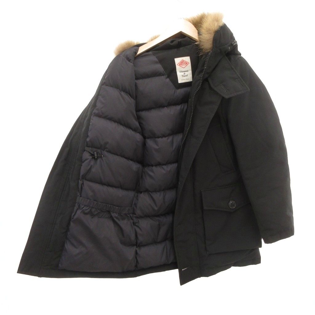 ダントン DANTON JD-8932 ロング ダウン コートジップアップ ロゴ 刺繍