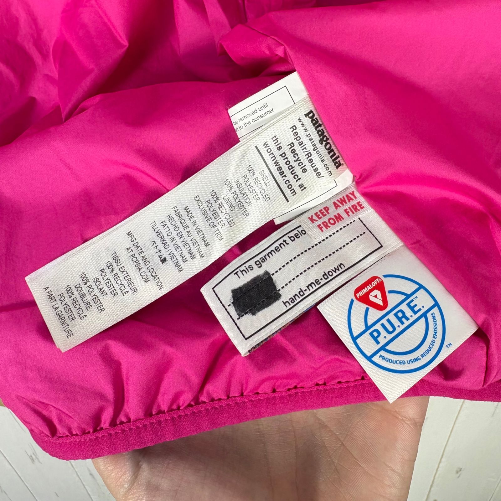 Patagonia K's Nano Puff Brick XXL ピンク Kids' Nano Puff Brick