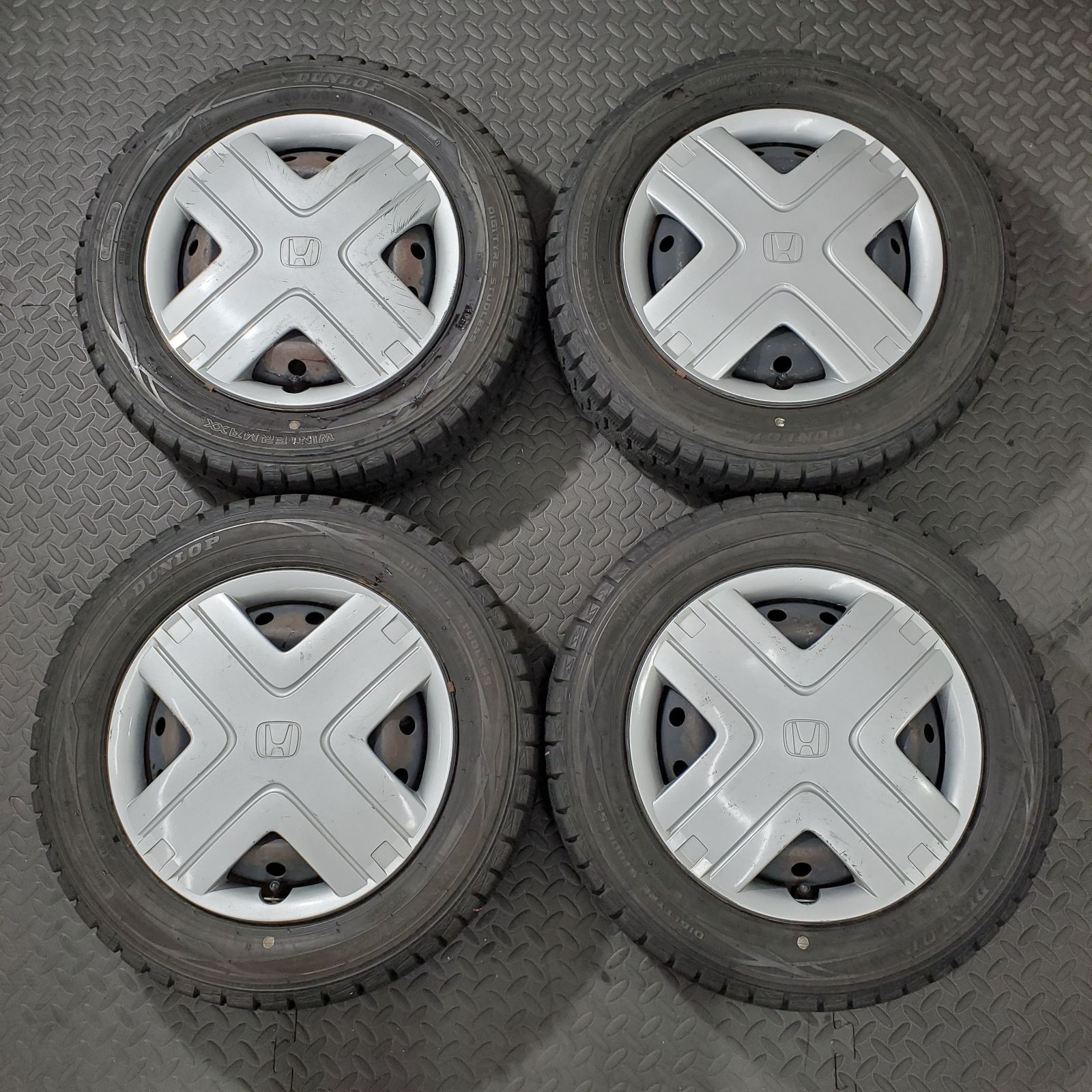 19年製 155/65R13 ダンロップ WM01 ホンダ ライフ JC1 ゼスト ザッツ 