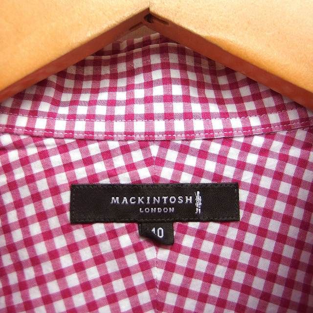マッキントッシュ ロンドン MACKINTOSH LONDON ギンガムチェック
