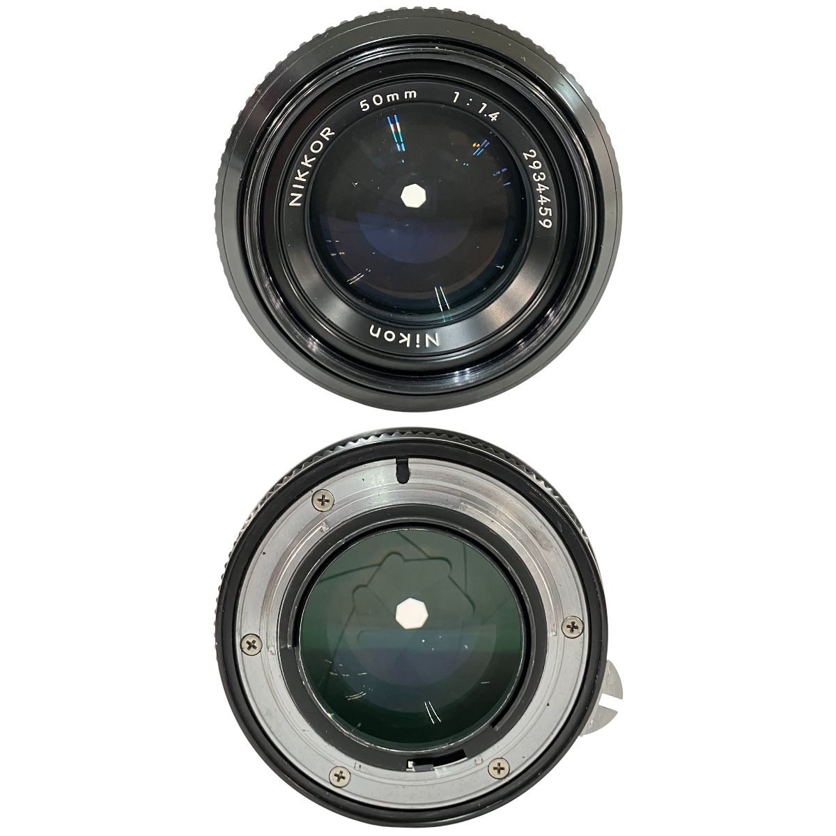 []Nikon　NIKKOR　50mm　1:1.4　レンズ　ジャンク Nikon NIKKOR 50mm f1.4 カメラレンズ ニコン ジャンクN10806343