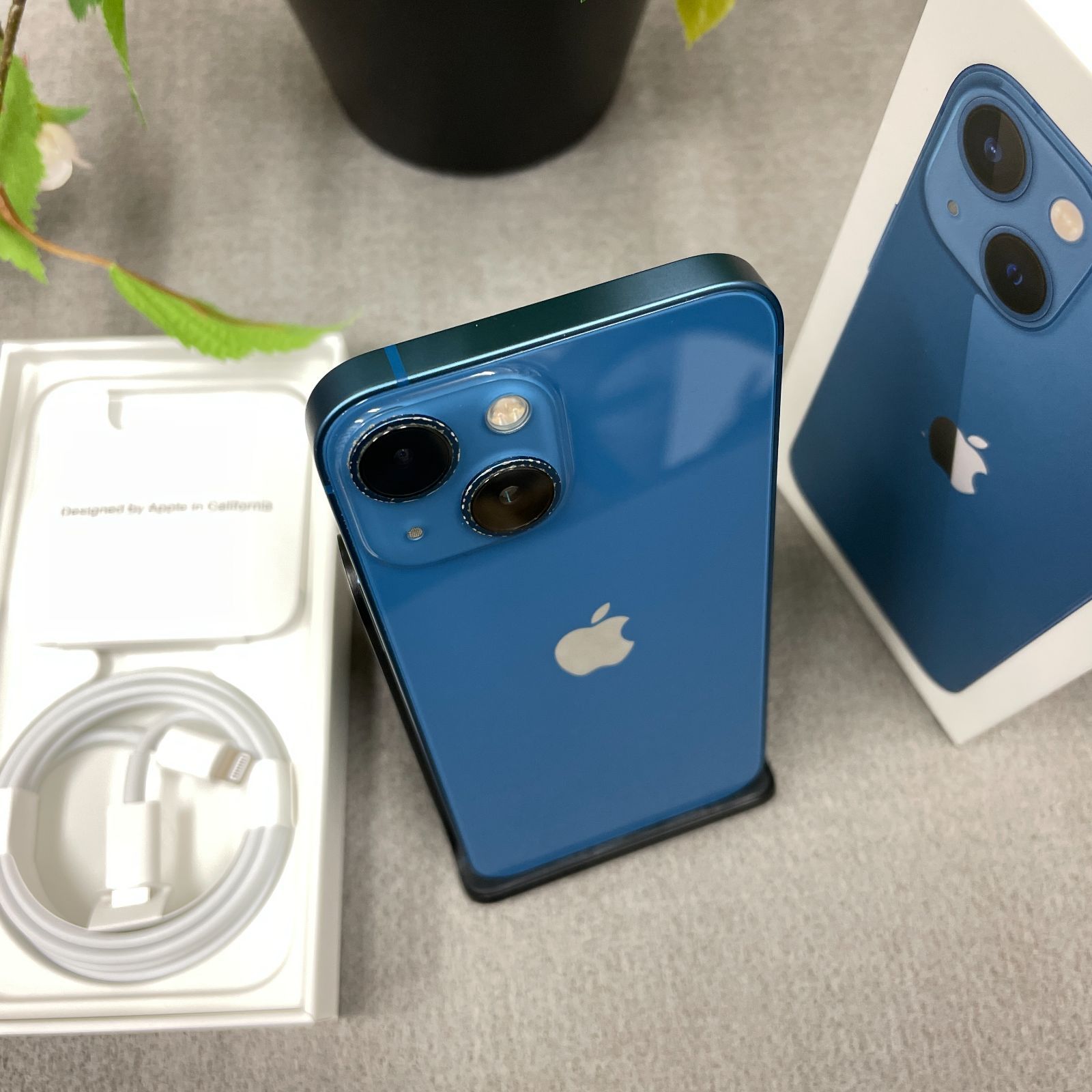 iPhone 13 mini 128GB ブルー SIMフリー 送料無料 - メルカリ