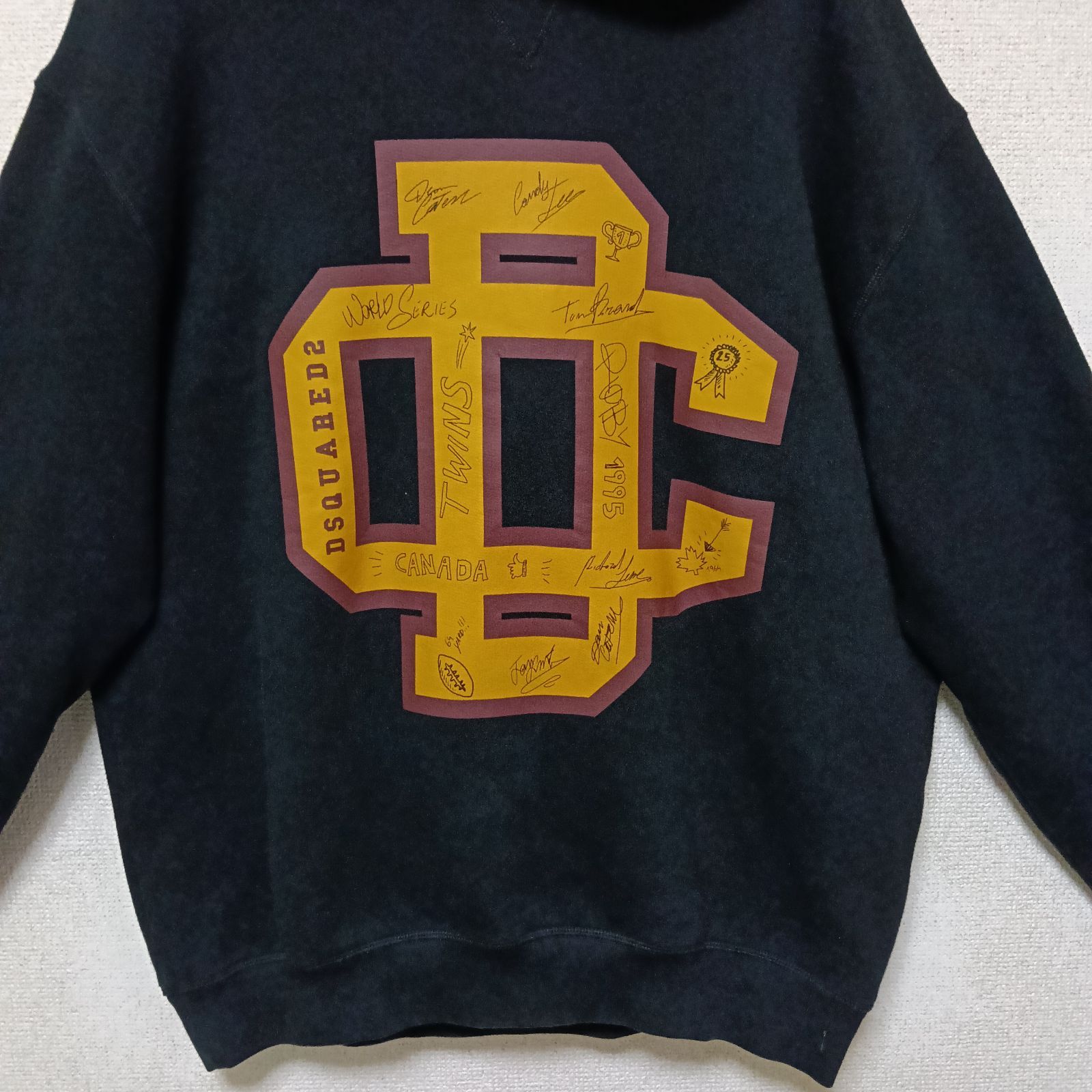 DSQUARED2ディースクエアードパーカーフロントプリントビッグサイズ