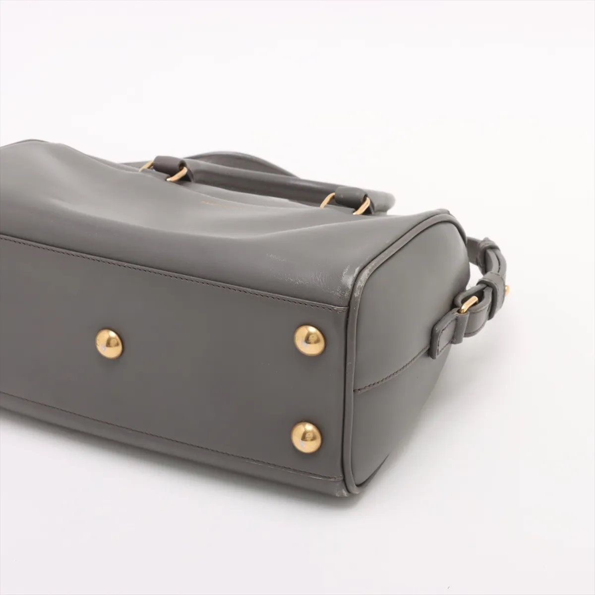 美品 サンローラン パリ ベイビーダッフル レザー 2WAY ショルダー