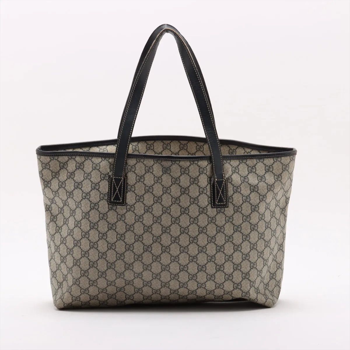 GUCCI グッチ PVC × レザー ブラウン 141624 200047 トートバッグ 