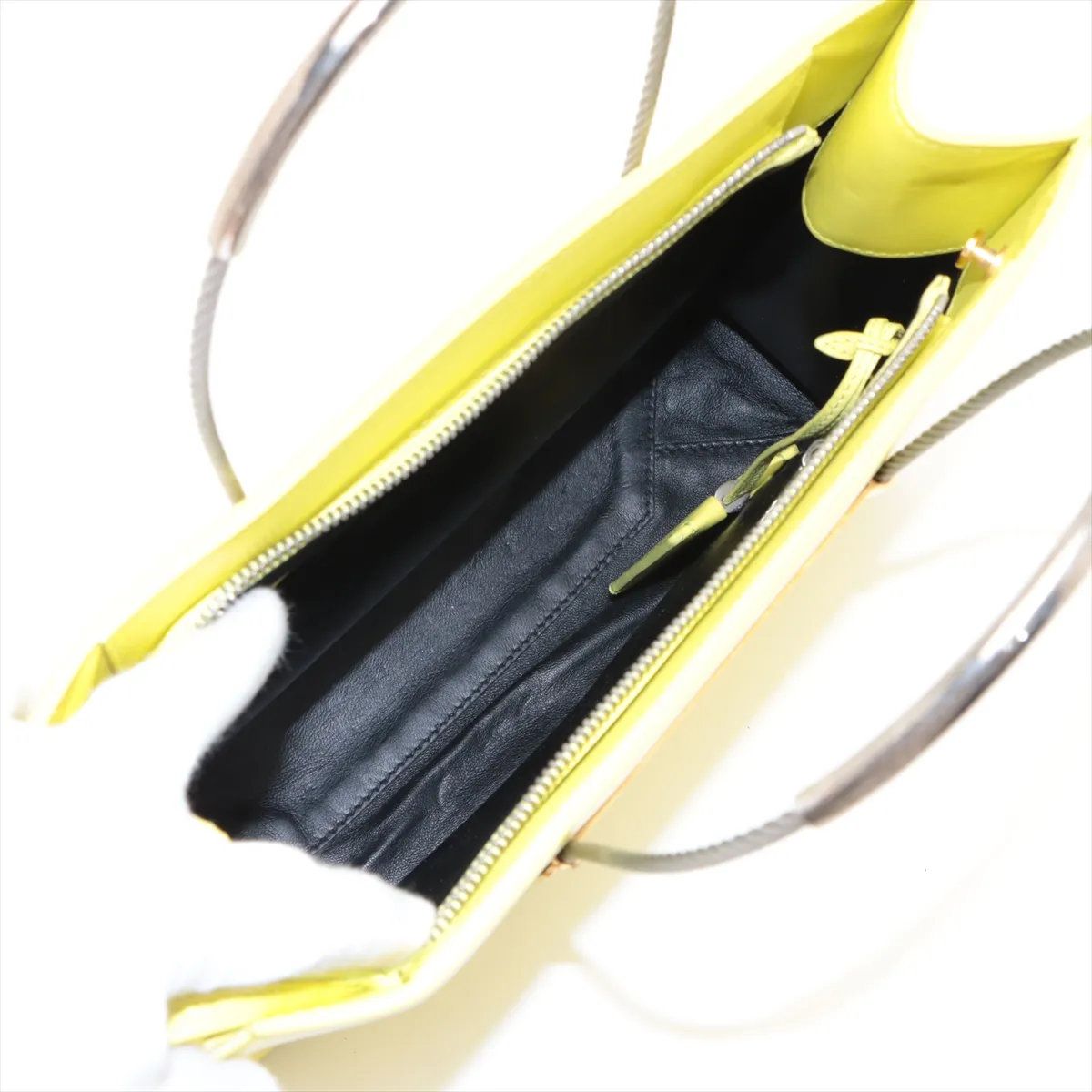 美品 バレンシアガ イエロー 2WAY ハンドバッグ 斜め掛け トート