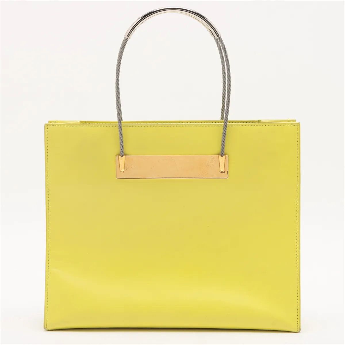 美品 バレンシアガ イエロー 2WAY ハンドバッグ 斜め掛け トート