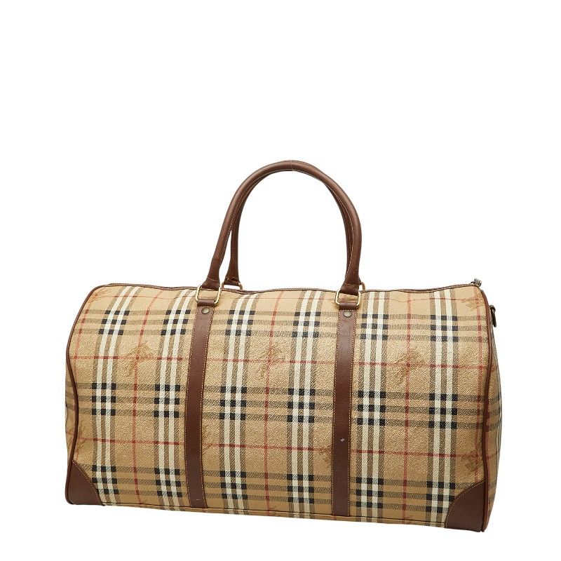 バーバリー ノバチェック シャドーホース ボストンバッグ ショルダー