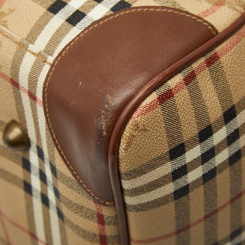 バーバリー ノバチェック シャドーホース ボストンバッグ ショルダー