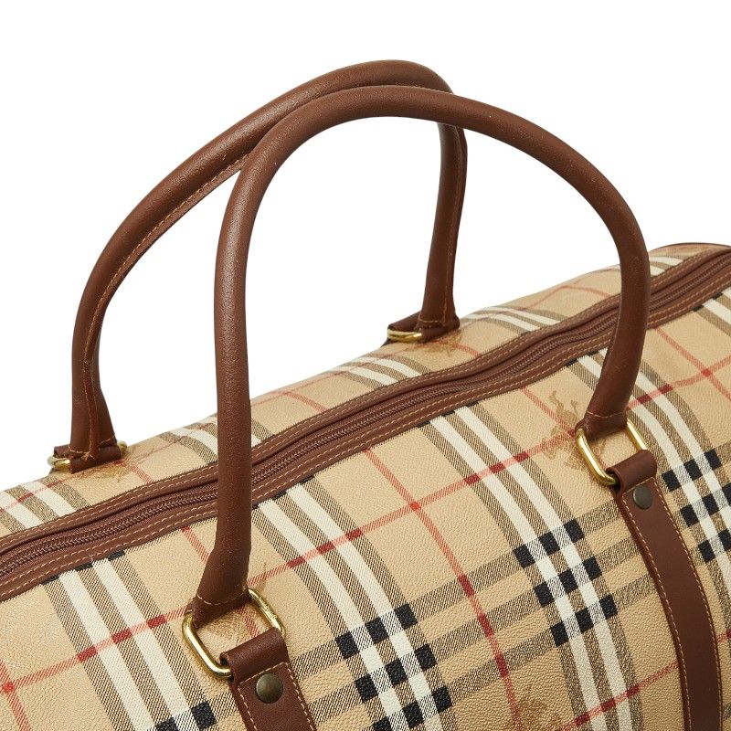 バーバリー ノバチェック シャドーホース ボストンバッグ ショルダー