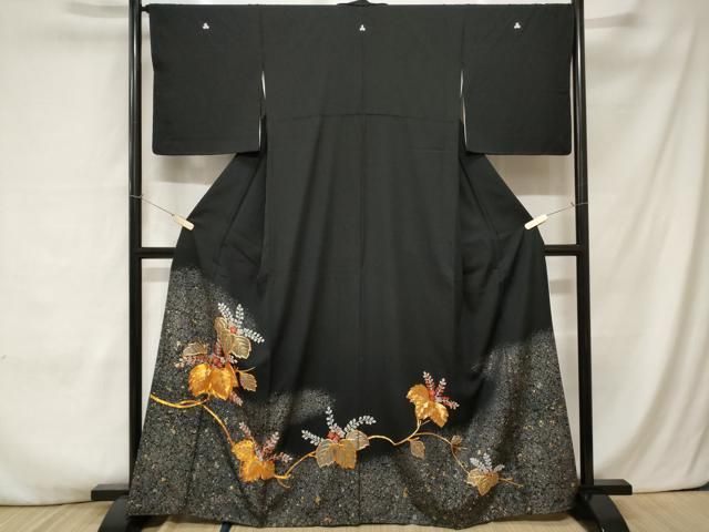 正絹 黒留袖 金銀糸 【公式通販】