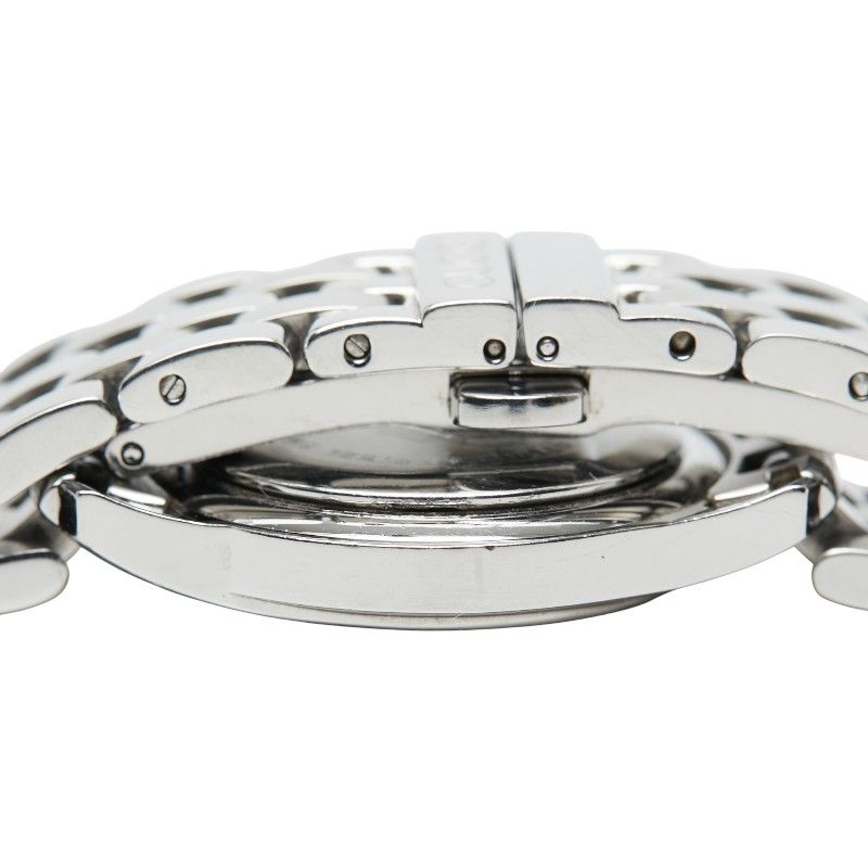 グッチ 11Pダイヤ 5500L シルバー ブラック ステンレススチール