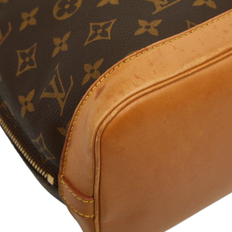 ルイ ヴィトン モノグラム アルマ M51130 ブラウン PVC レザー  